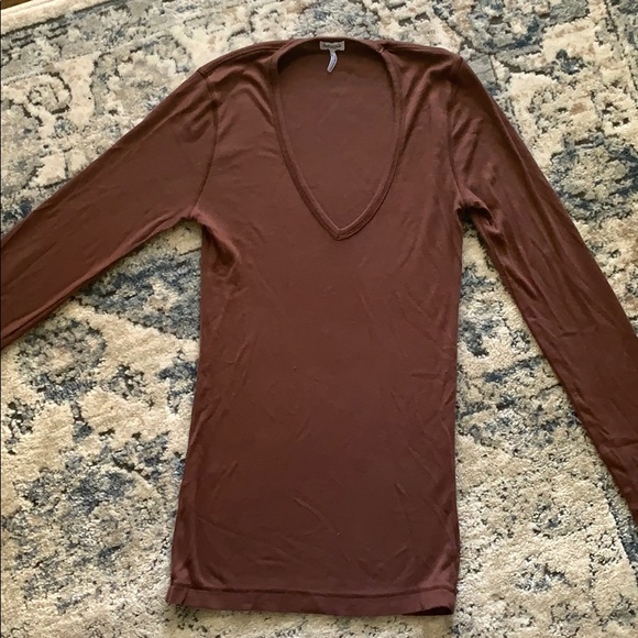 Splendid Tops - Splendid- V-Neck Long Sleeve- XSmall